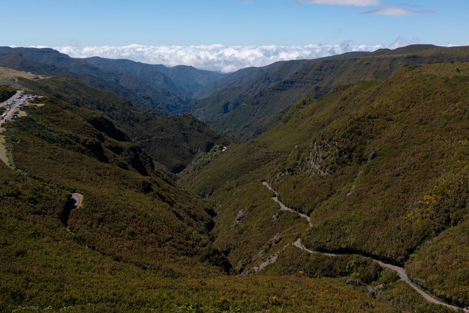 Landscape of Rabaçal in madeira