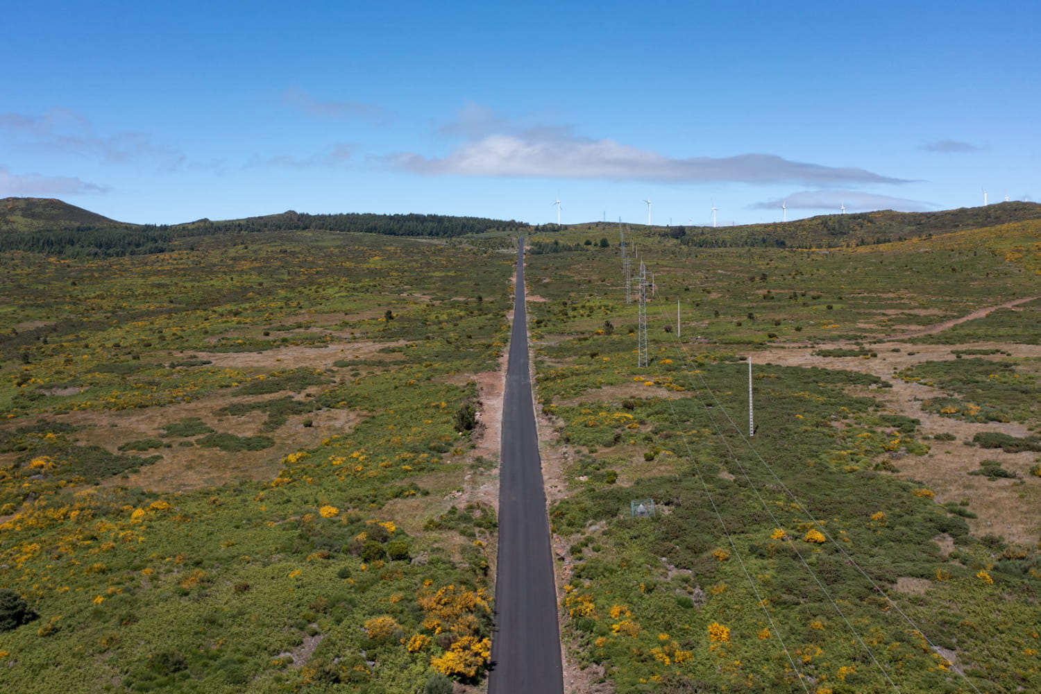 Landscape of Southwest coast road of madeira